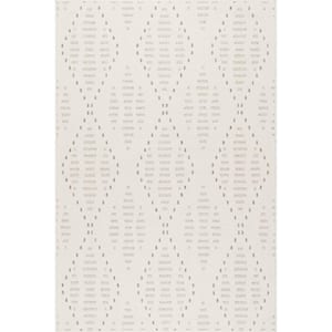 Hestia Cream 8 ft. x 10 ft. Trellis Indoor/Outdoor Area Rug