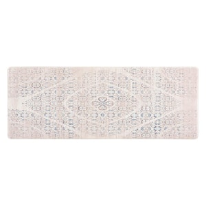 Distressed Boho Ivory 18 in. x 47 in. Anti-Fatigue Standing Mat