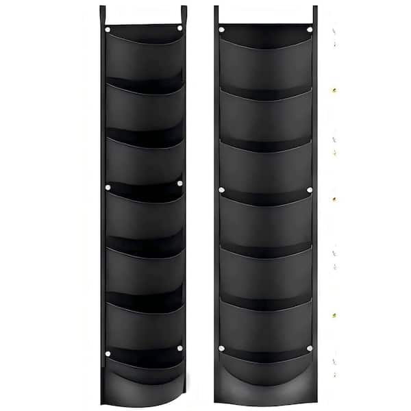 Flynama 2-Pack 7-Pocket Fabric Upgraded Deeper Waterproof Hanging Vertical  Herb Flower Growing Pouch Felt Cloth Wall Planter JY-W1134P312459 - The  Home Depot