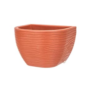 Small Terracotta Plastic Resin Indoor and Outdoor Wall Planter