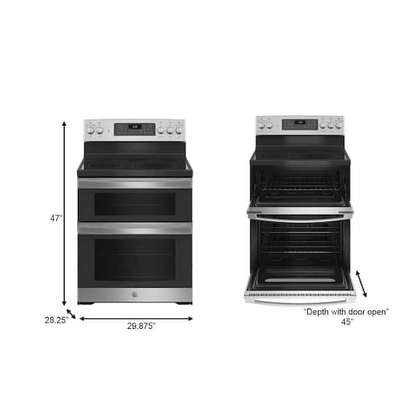 JBS86SPSS by GE Appliances - GE® 30 Free-Standing Electric Double Oven  Convection Range