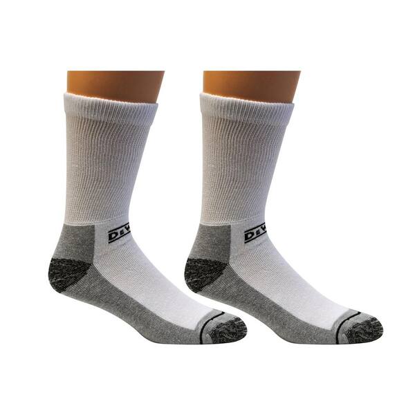 Space Dyed Cotton Grey/White Energy Socks