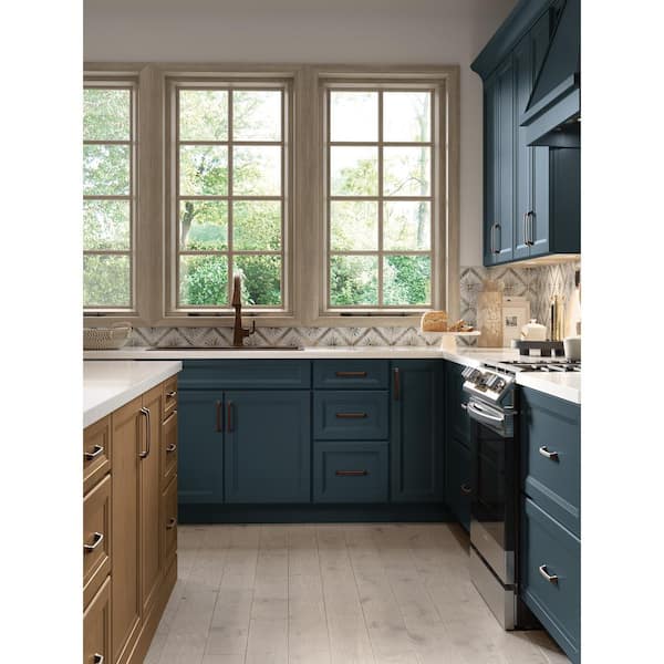 Baker 14.5 in. W x 0.75 in. D x 14.5 in. H in Blue Slate Cabinet Door Sample