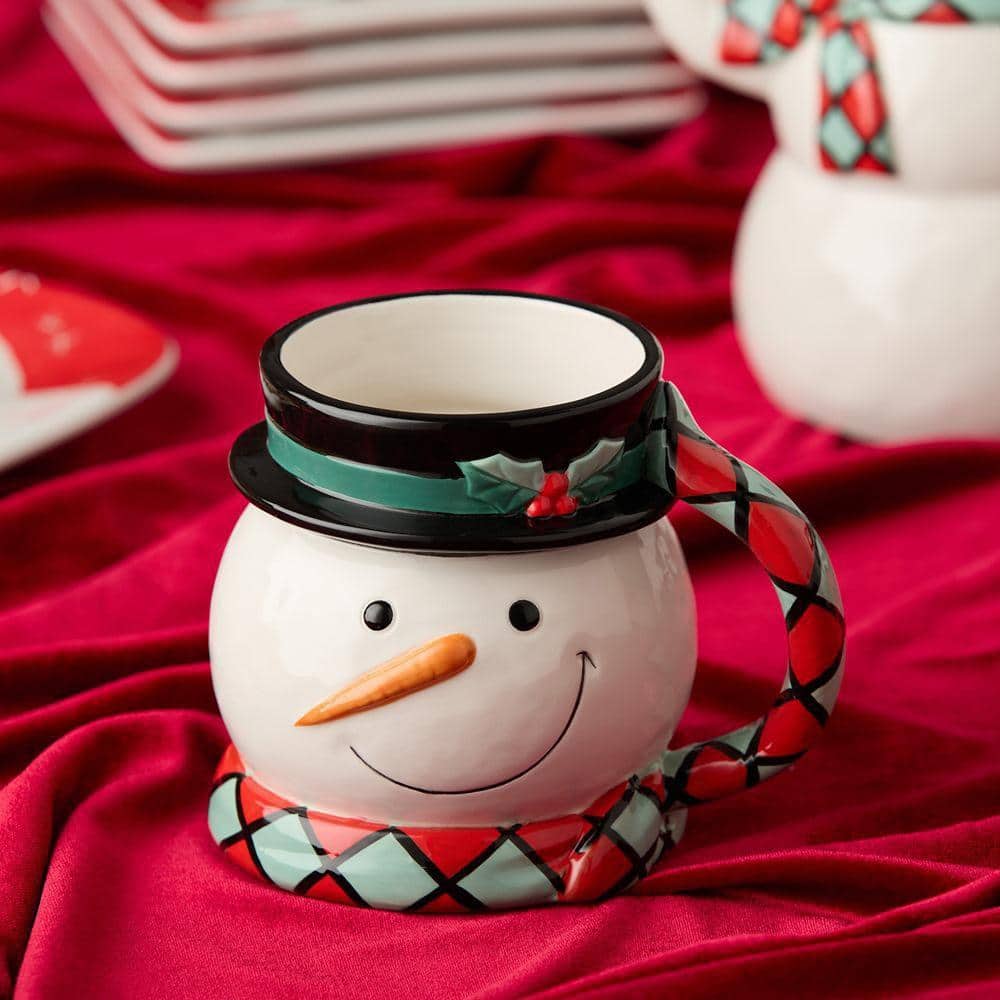Certified International Christmas Whimsy Snowman 17 oz. Assorted