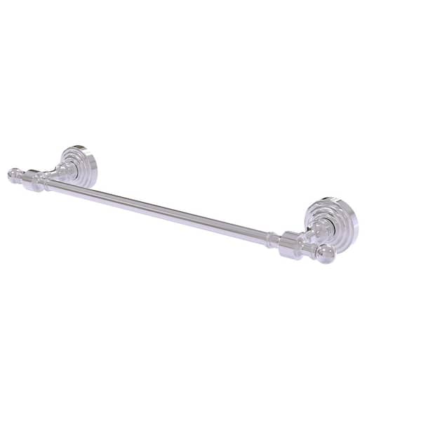 Retro Wave Collection 18 in. Wall Mounted Single Towel Bar in Polished Chrome
