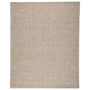 Lilia Indoor-Outdoor Gray/White 9 ft. x 12 ft. Contemporary Rectangle Area Rug