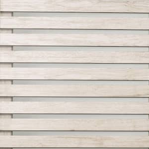 Marlow Grey Wood Slats Matte Non-pasted Paper Wallpaper