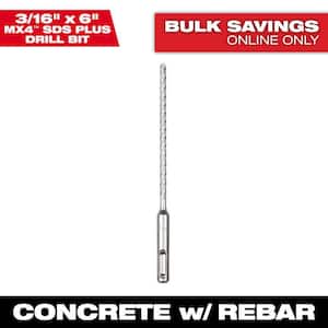 Milwaukee 3/8 in. x 18 in. 4-Cutter SDS-PLUS Carbide Drill