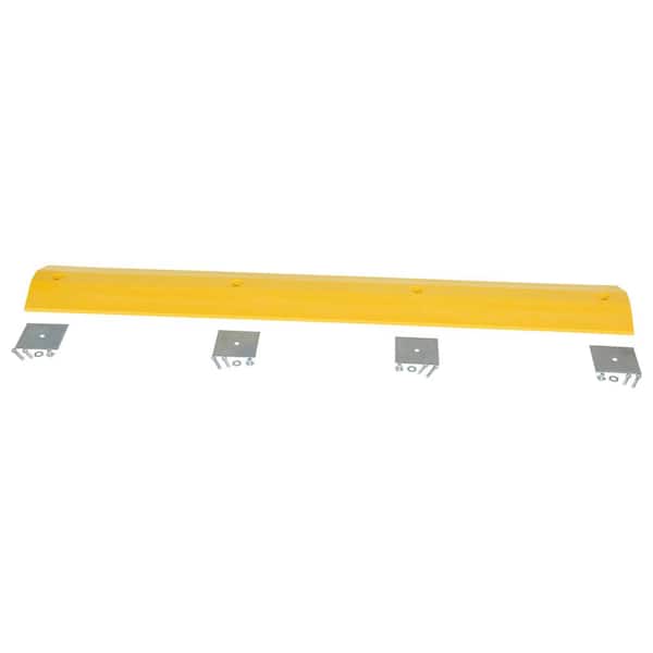 Vestil 72 in. x 10 in. x 2 in. Recycled Plastic Speed Bump with Glue Down Kit