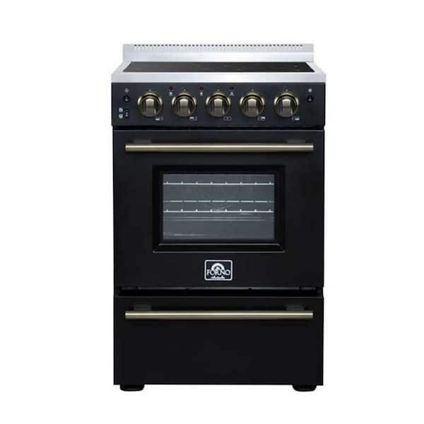 Loiano 24 in. Freestanding Electric Range in Black