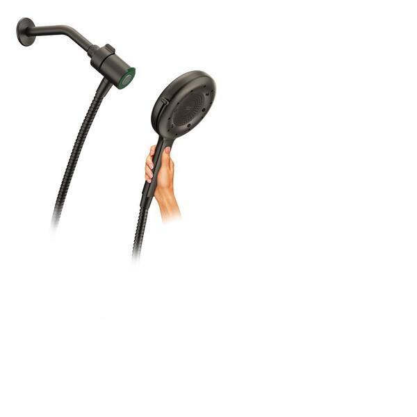 MOEN Quattro 4-Spray Patterns 6.5 in. Single Wall Mount Handheld 