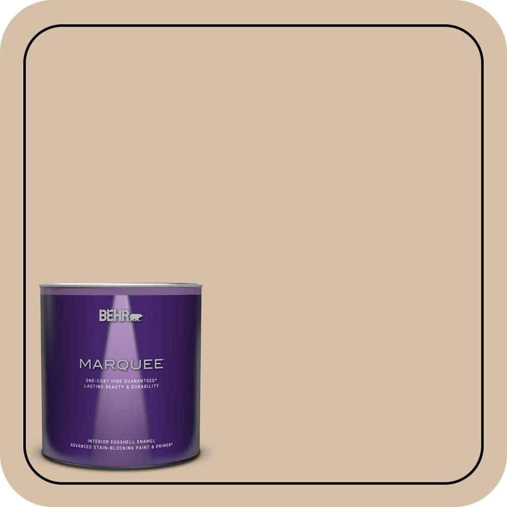 1 qt. #250E-3 Wild Porcini Eggshell Enamel Interior Paint & Primer product image for price tracking