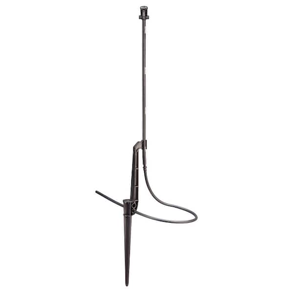 Rain Bird 0-24 GPH Square Pattern (5 ft. x 5 ft. to 8 ft. x 8 ft.) Micro Spray on Adjustable Height Staked Riser
