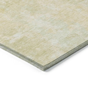 Chantille ACN573 Gold 1 ft. 8 in. x 2 ft. 6 in. Machine Washable Indoor/Outdoor Geometric Area Rug