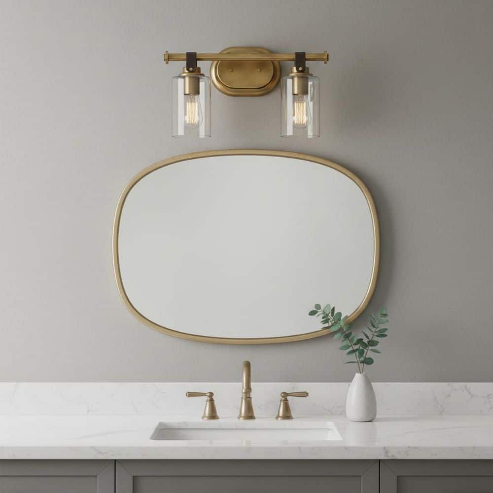 Halstead 16.0 in. 2 Light Heritage Brass Vanity Light price history on PriceWatchPro