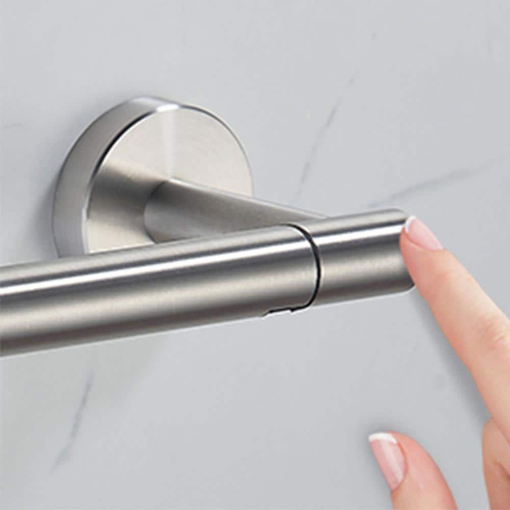 Brushed Nickel Stainless Steel Wall Mounted Toilet Paper Holder