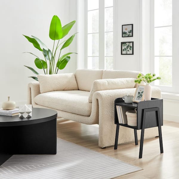 DANYA B Kazuyo 16.5 in. X 13.875 in. Mid-Century Modern Black