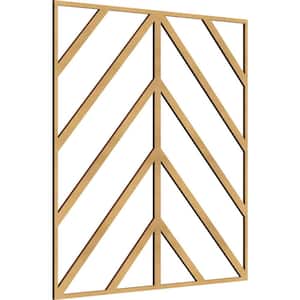 23 3/8 in. x 23 3/8 in. x 1/4 in. MDF Large Genoa Decorative Fretwork Wood Wall Panels (10-Pack)