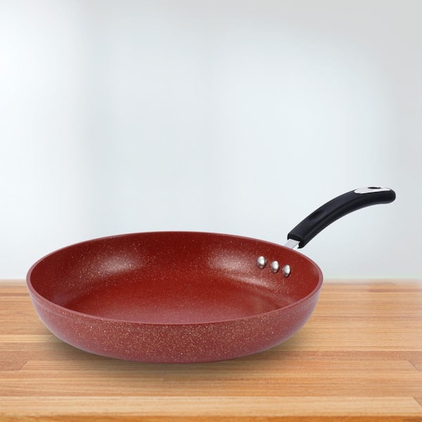 Ozeri Earth Professional Series 10 in. Aluminum Ceramic Nonstick Frying Pan  in Onyx ZP13-26RH - The Home Depot