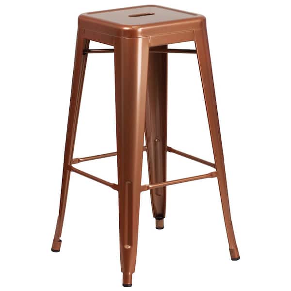 Flash Furniture 30 in. Copper Bar Stool 