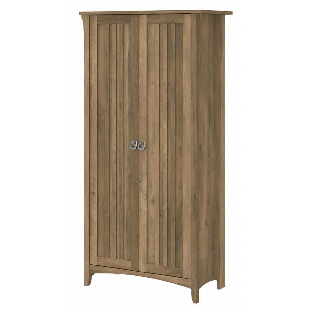 Reclaimed Pine Tall Freestanding Office Cupboard with Adjustable Shelving