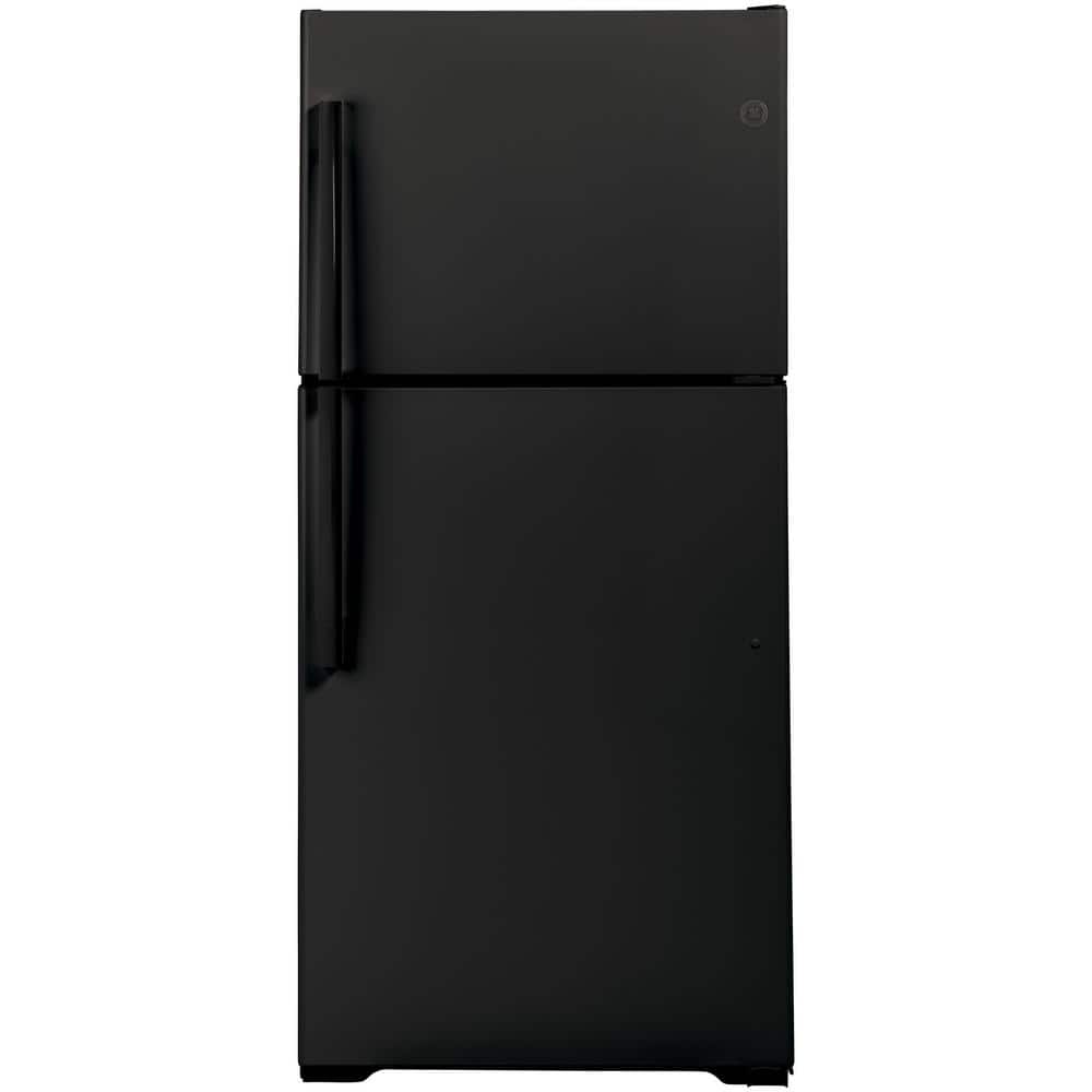 21.9 cu. ft. Top Freezer Refrigerator in Black, Garage Ready