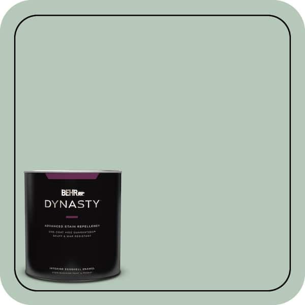 BEHR DYNASTY 1 qt. #S410-3 Ponds Edge One-Coat Hide Eggshell Enamel Interior Stain-Blocking Paint & Primer