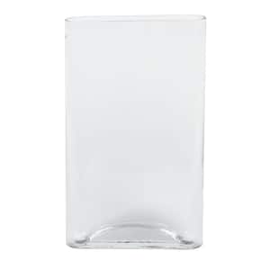 10 in. Clear Glass Pill Shape Vase