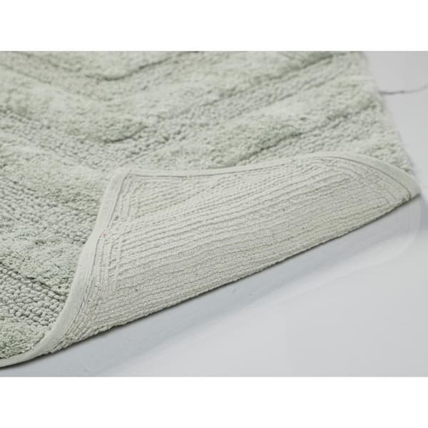 Better Trends Hugo Collection 20 in. x 60 in. Green 100% Cotton Runner Bath  Rug BAHG2060SA - The Home Depot