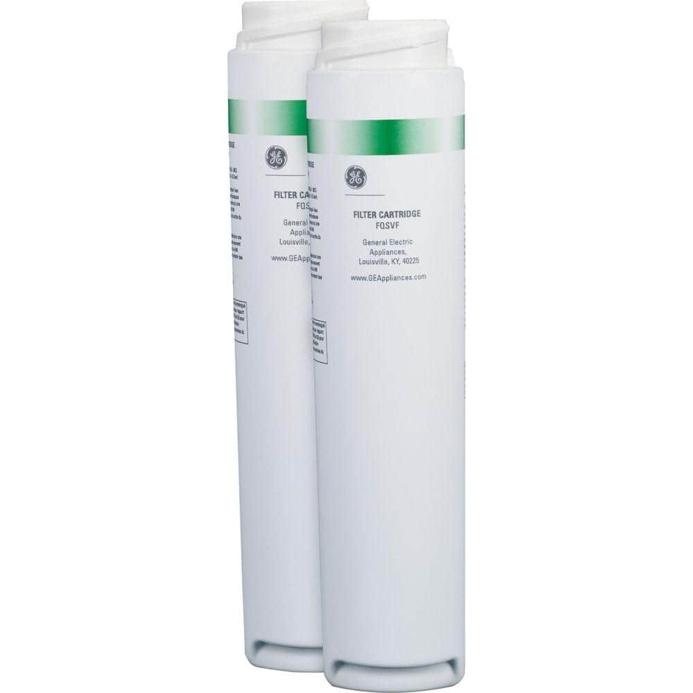 GE FQSLF Dual Stage Twist and Lock Under Counter Water Filtration System Replacement Filters Lead/Cyst 