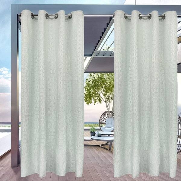 Blackout UV Ray Protected Waterproof Indoor Outdoor Curtain/Drape 50"x96",4PACK 
