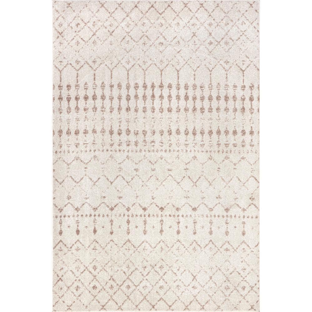 nuLOOM Moroccan Blythe Neutral 2 ft. 8 in. x 8 ft. Runner Rug Area Rug