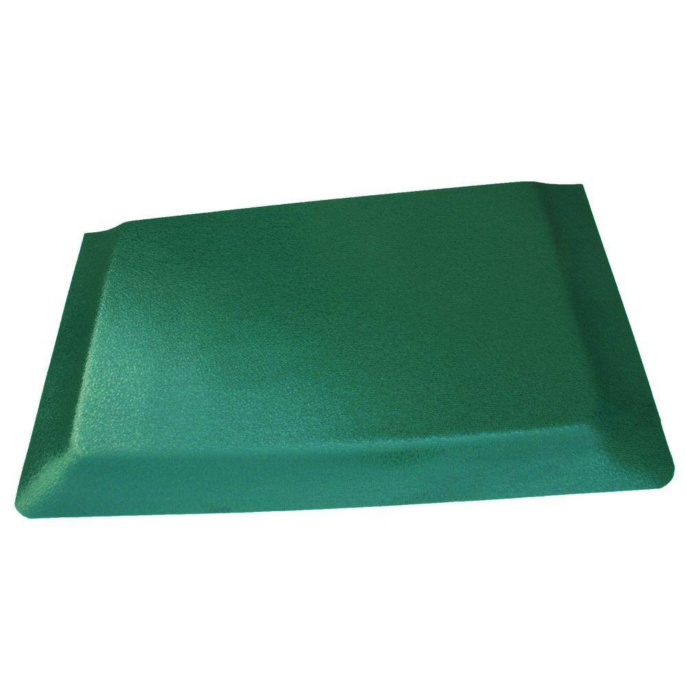 Rhino Anti Fatigue Mats Rhino Hide Double Sponge Green 24 In X 72 In Anti Fatigue Mat Rhk2472cgds The Home Depot