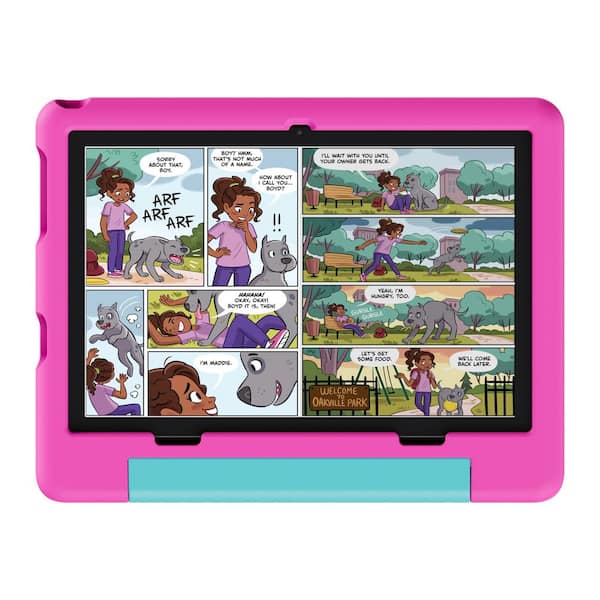 10 in. A10 Educational Kids Tablet with Epic and Lingokids 64GB with Parental Controls and Kid-Proof Case