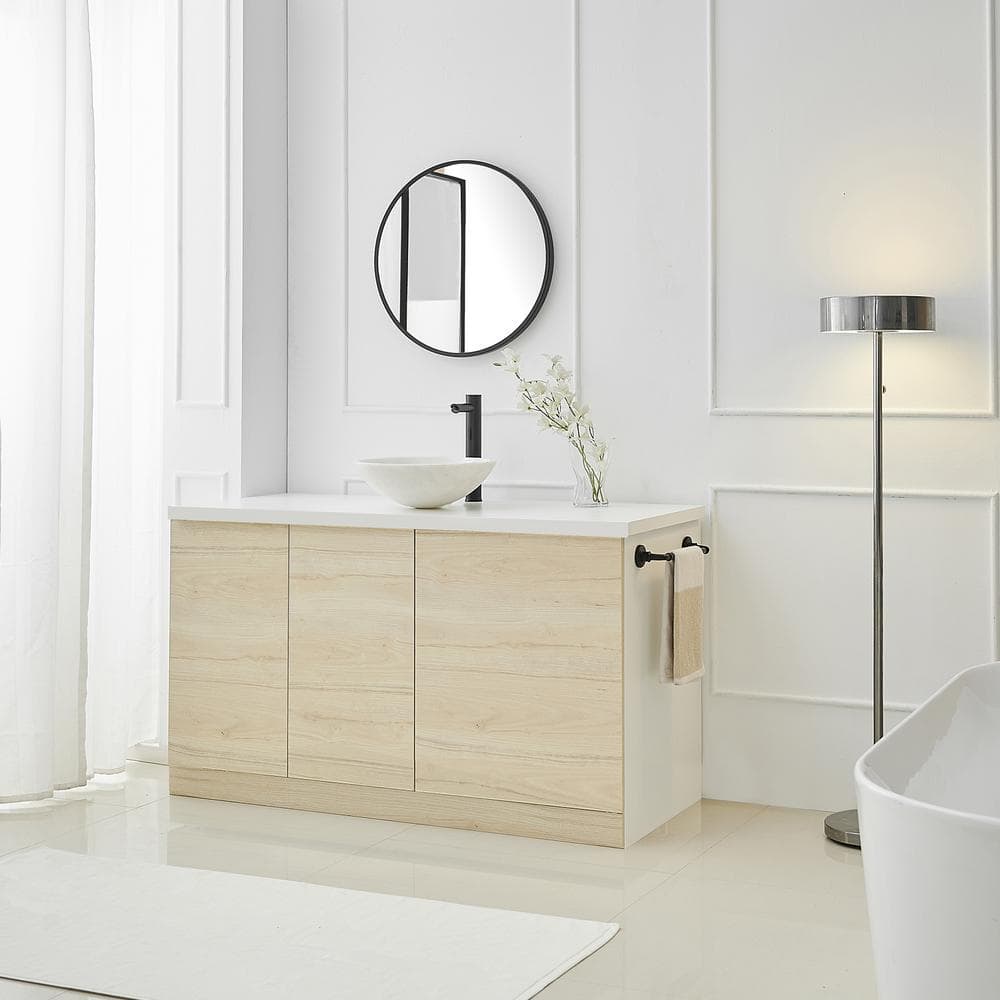 Matte Black Touchless Vessel Sink Faucet with Pop Up Drain