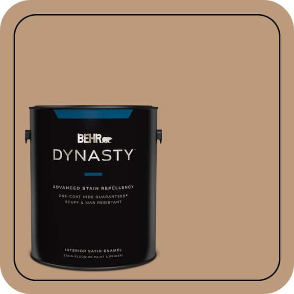 BEHR DYNASTY 1 gal. #MQ2-03 Key to the City One-Coat Hide Satin Enamel Interior Stain-Blocking Paint and Primer