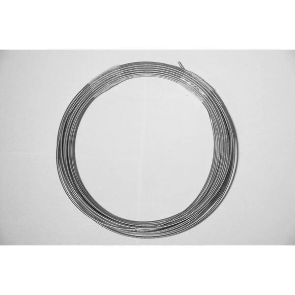 Unbranded - 12 ft. Aluminum Surface Mounted Railing Kit with Stainless Steel Cable for Cable Railing System