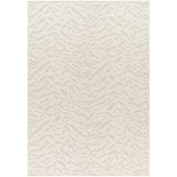 Livabliss Ravello Cream Animal Print 8 ft. x 10 ft. Indoor/Outdoor Area Rug