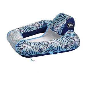 Blue Fern Gravity Inflatable Comfort Swimming Pool Chair Lounge Float