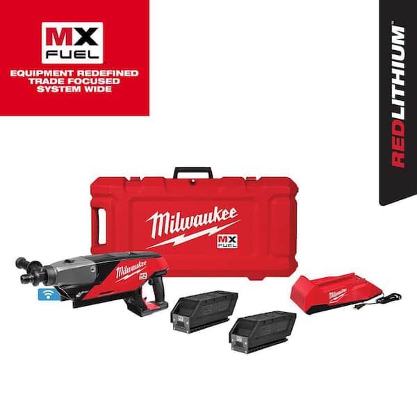 Milwaukee MX FUEL Lithium-Ion Cordless Handheld Core Drill Kit with 2 Batteries and Charger