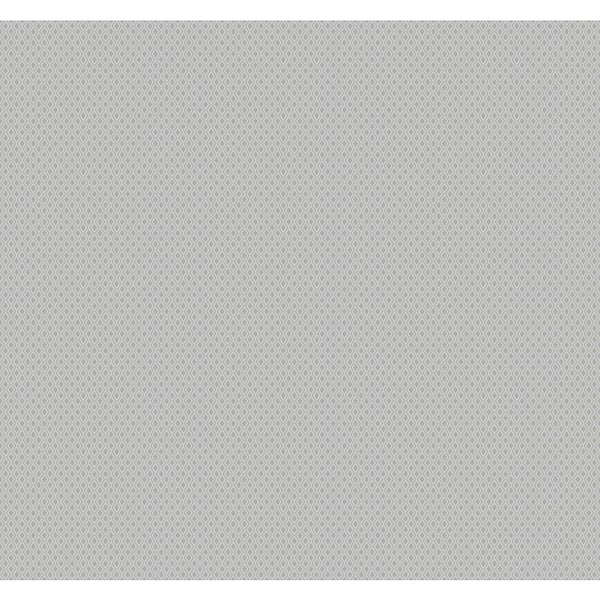 Seabrook Designs Mini Diamond Metallic Silver Glitter Paper Strippable Roll (Covers 60.75 sq. ft.)