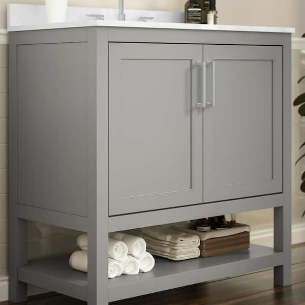 Carnegy Avenue 36 in. W x 19 in. D x 38 in. H Bathroom Vanity in