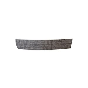 Valencia Chateau Brown Edge Band 108 in. W x 0.9 in. H x 0.1 in. D