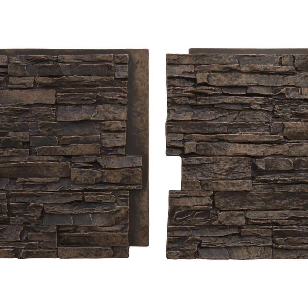 Alder Creek Faux Stone 48" x 24" Wall Panel