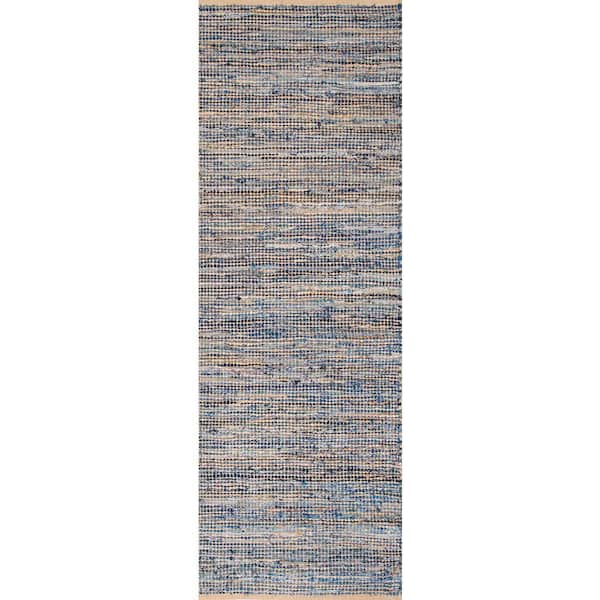nuLOOM Vernell Contemporary Jute Natural 2 ft. 6 in. x 6 ft. Indoor Runner Rug