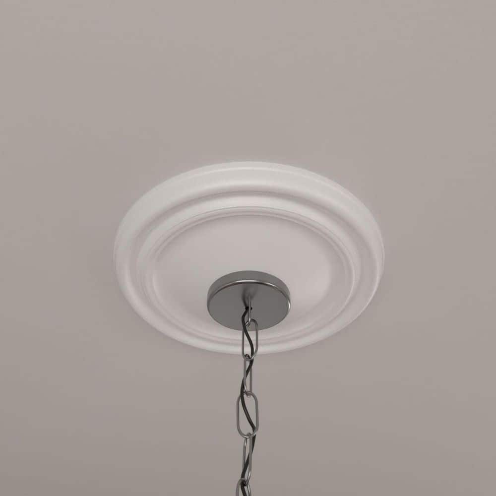 Swindon 24" Gray Urethane Ceiling Medallion