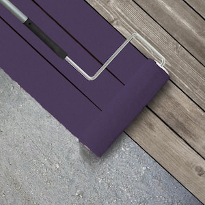 1 gal. #P570-7 Proper Purple Textured Low-Lustre Enamel Interior/Exterior Porch and Patio Anti-Slip Floor Paint