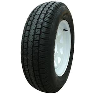 8 Spoke White 50 PSI ST205/75D14 and 14 in. x 6.0 in. 5-4.5HD 6-Ply Tire and Wheel Assembly