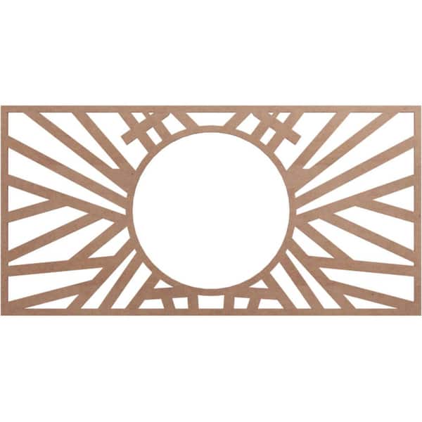 Ekena Millwork 0.25 in. x 26 in. x 13 in. Wood Medallion Moulding