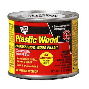 Plastic Wood 4 oz. White Solvent Wood Filler